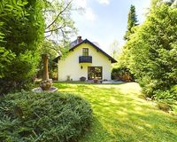 geschützter Gartenbereich
